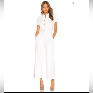 Citizens of Humanity Size 6 Miki Jumpsuit in White Willow NEW!